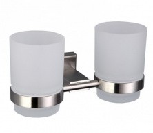 Gappo Стакан двойной для зубных щеток G1708, сатин