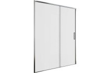 Aquanet Душевая дверь Pleasure Evo 140 AE65-N140-CT профиль хром, прозрачное стекло