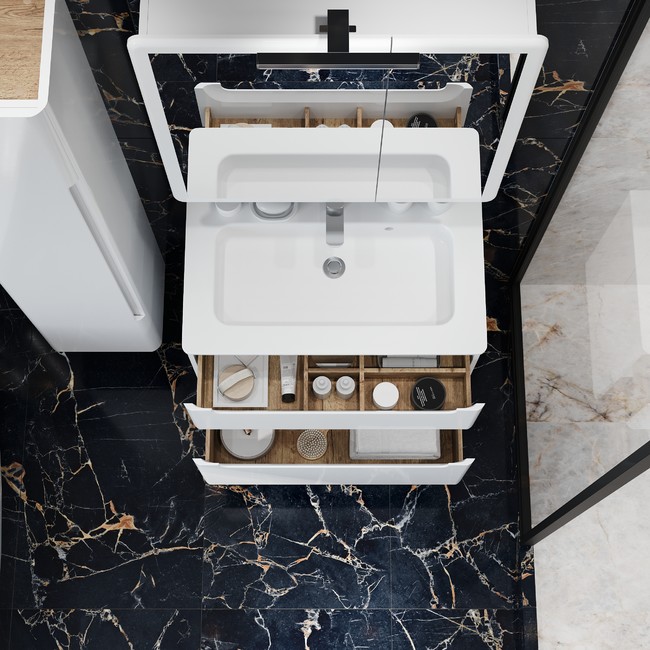 Приобрести briz тумба подвесная estel 70 см, белая, т18-70