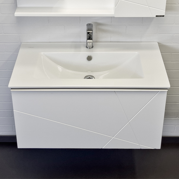 Приобрести сomforty тумба с раковиной мерано 90 белый матовый