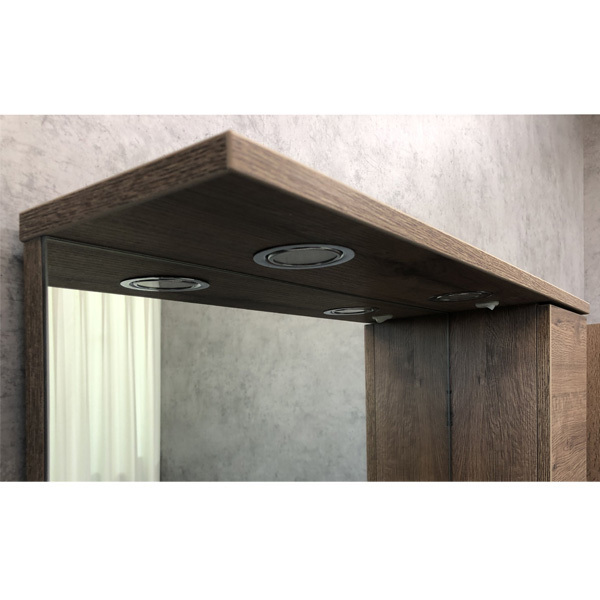 Приобрести сomforty зеркало-шкаф "марио-75", дуб темный