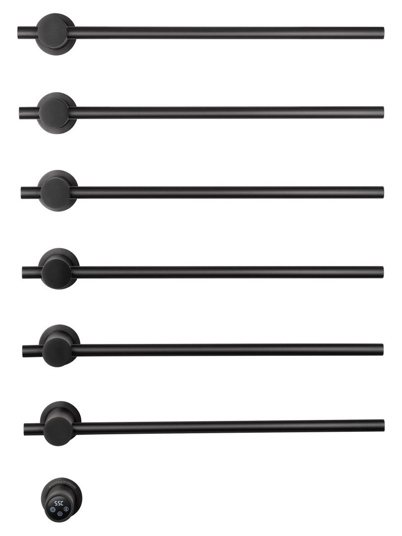 Приобрести полотенцесушитель электрический встраиваемый wonzon & woghand baden, темный графит (ww-al366-gm)