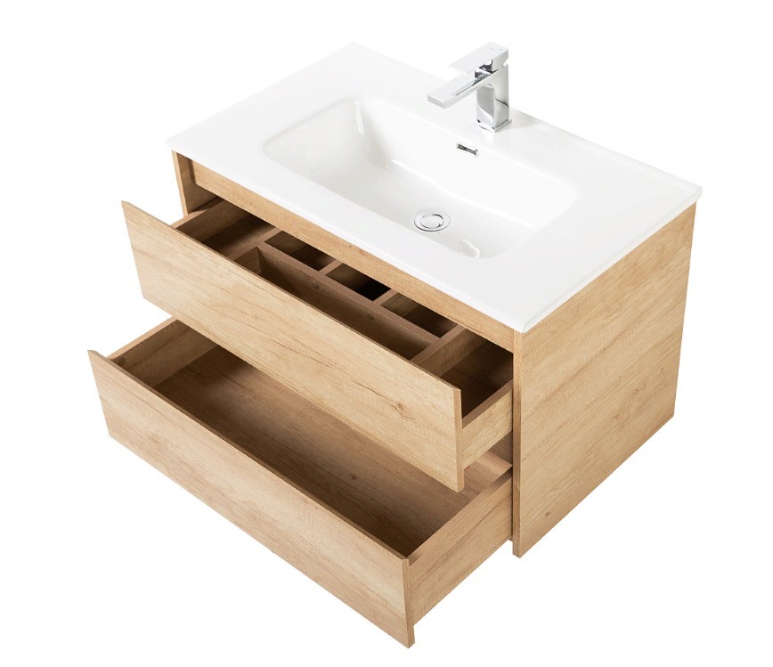 Приобрести тумба подвесная с раковиной belbagno kraft-1000-2c-so-rnn 100 см, rovere nebrasca nature