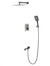 Душевая система встраиваемая WONZON & WOGHAND FLEX, Темный графит (WW-88939072-BGM)