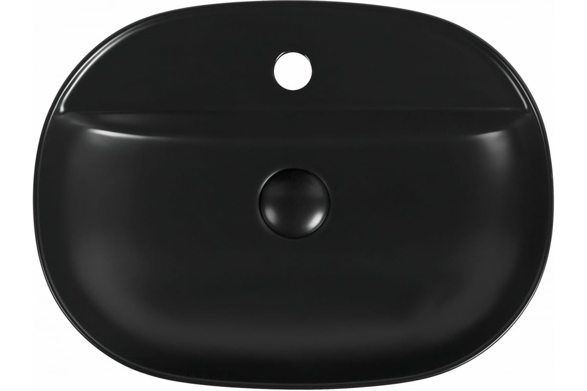 Приобрести aquanet раковина lake-2-mb 50х39 см, черный матовый