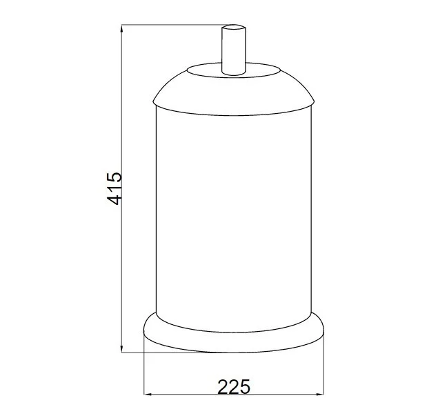 Приобрести boheme ведро для мусора murano, золото\кристаллы 10914-crst-g