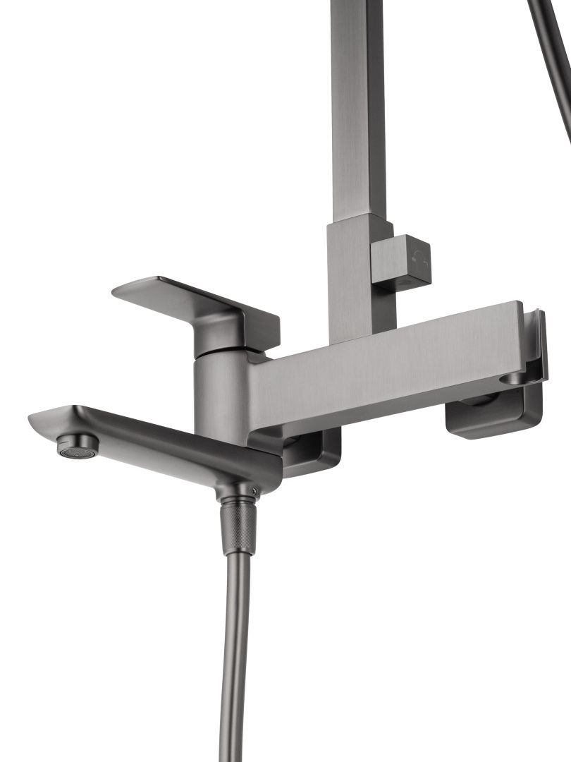 Приобрести душевая система wonzon & woghand edge, темный графит (ww-88739003-bgm)