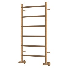 Полотенцесушитель водяной Point 500х800 Афина П6, бронза PN04158BR