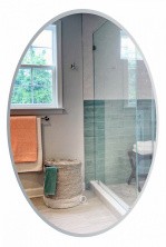 Azario Зеркало 60х90 см, белый, сенсорный выключатель, диммер, AZ-Z-008CS