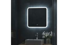 Continent Зеркало с подсветкой Bruno 60х60 см, сенсорный включатель, белое