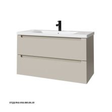 Caprigo Тумба с раковиной TERMIN-Smalty 100 см, бежевая, эмаль