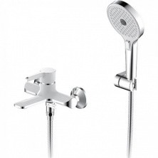 Gappo Смеситель для ванны и душа G3203-8, белый/хром 35958