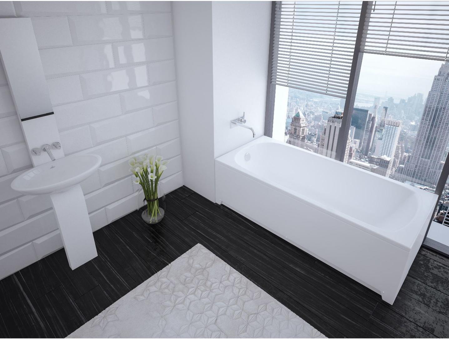 Приобрести акриловая ванна aquatek ника 150х75 см