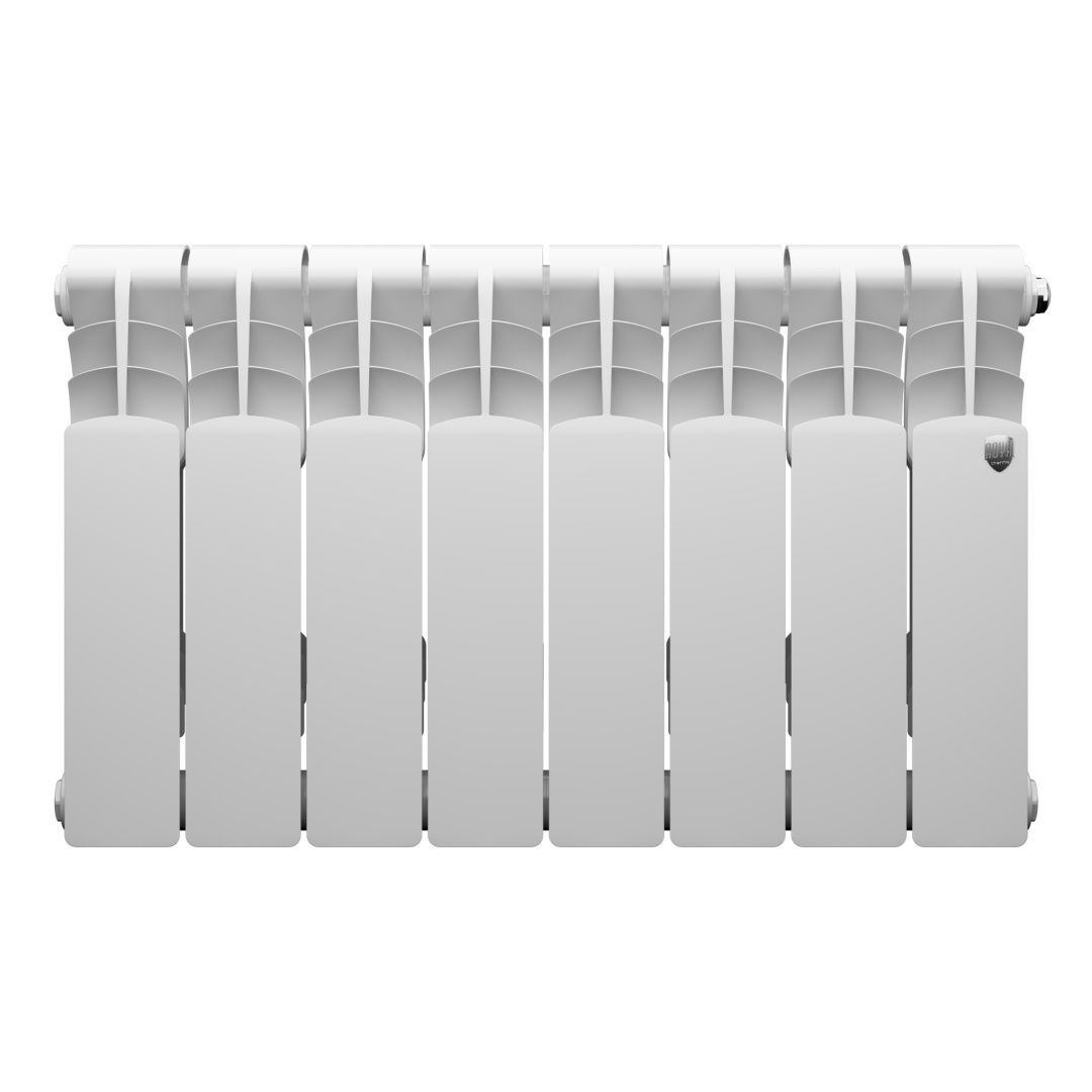 Приобрести royal thermo радиатор биметаллический revolution bimetall 350 , белый - 8 секц.