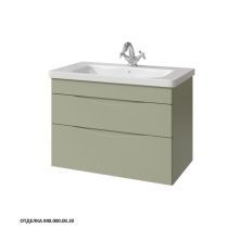 Caprigo Тумба с раковиной LENTO 80 см, зеленая, эмаль 36212eml 2