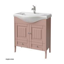 Caprigo Тумба с раковиной GENOVA 80 см, пудра 34412 11