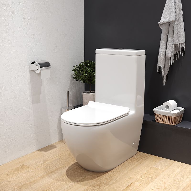 Приобрести grossman унитаз моноблок style с крышкой дюропласт, микролифт, белый gr-4496s