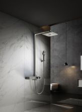 Vincea Душевая стойка Inspire, оружейная сталь VSFS-3I13TGM