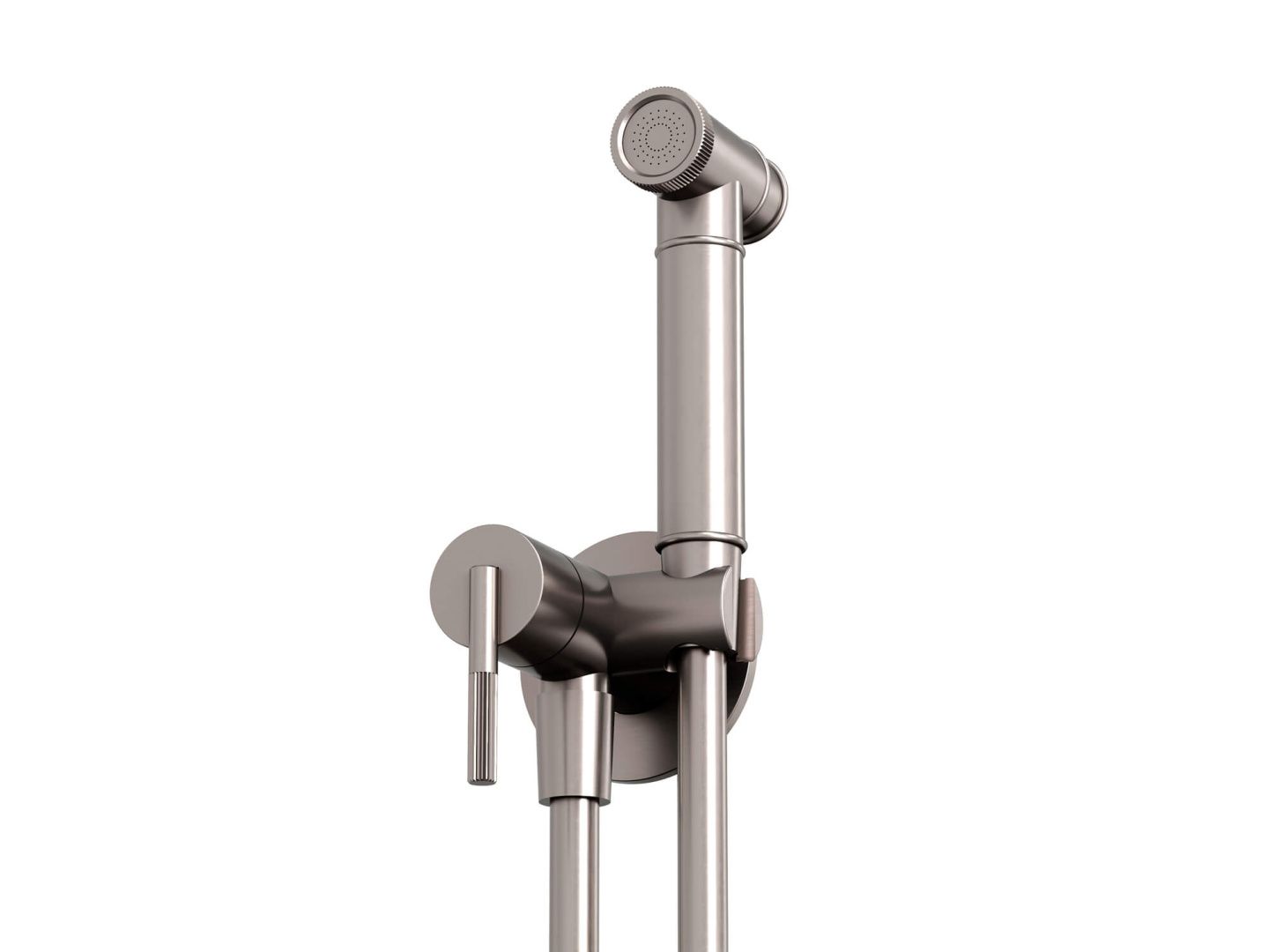 Приобрести hayzburg встраиваемый смеситель с гигиеническим душем, ( на одну воду), никель hb-4005-3bn