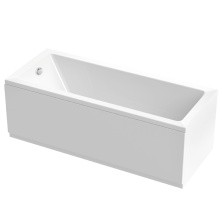 CEZARES Акриловая ванна PLANE SOLO 180х80 см, белая PLANE SOLO-180-80-48-W37