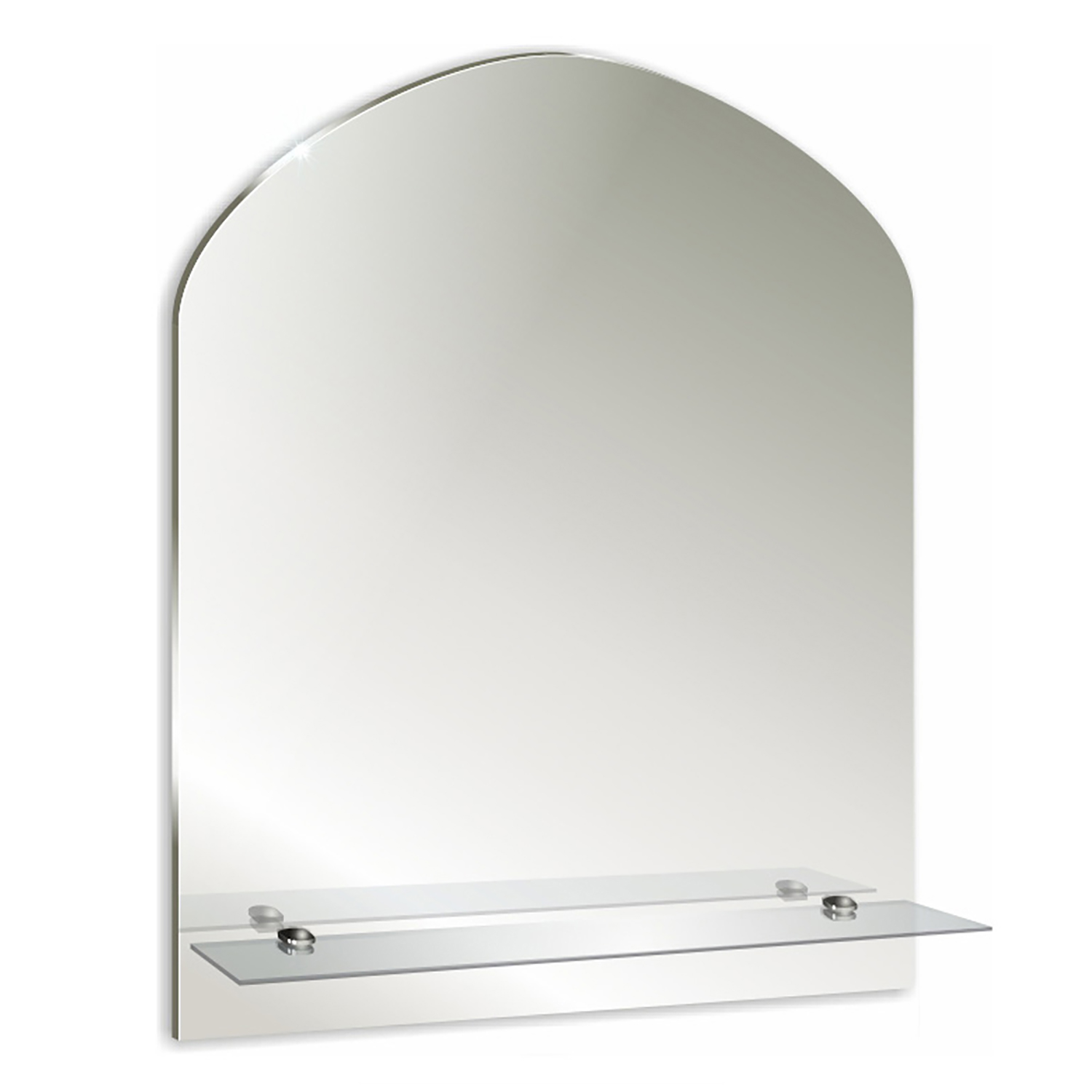 Приобрести loranto зеркало арка 50х58 см, с полкой 00000000237