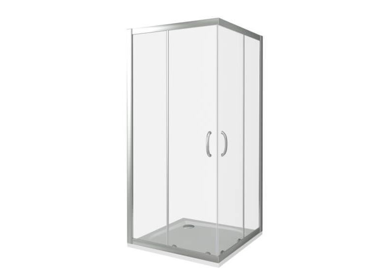 Приобрести ограждение душевое bas infinity cr-100-c-ch 100х100 см