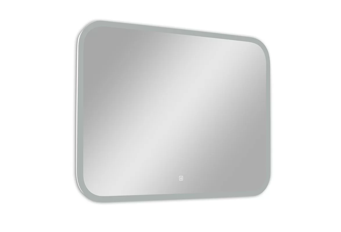 Приобрести continent зеркало с подсветкой demure 90х70 см, белое