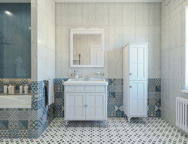 Приобрести caprigo зеркало borgo 80 см, белое 33431-в231