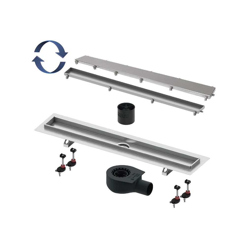 Приобрести tece душевой трап linus 60 см, 2 в 1 под плитку, 15103069