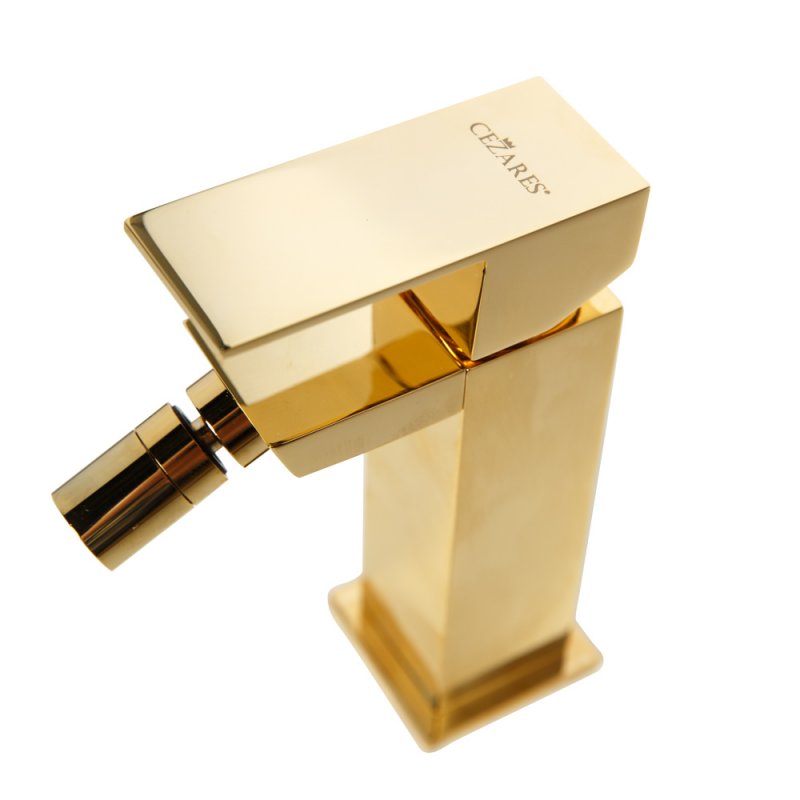 Приобрести cezares смеситель для биде unika, золото unika-bsm1-03/24