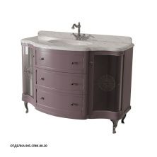 Caprigo Тумба с раковиной IMPERIO 120 см, коричневая, эмаль