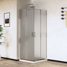 Vincea Душевое ограждение City 90х90 см, текстурное, хром VSS-5CT900MT