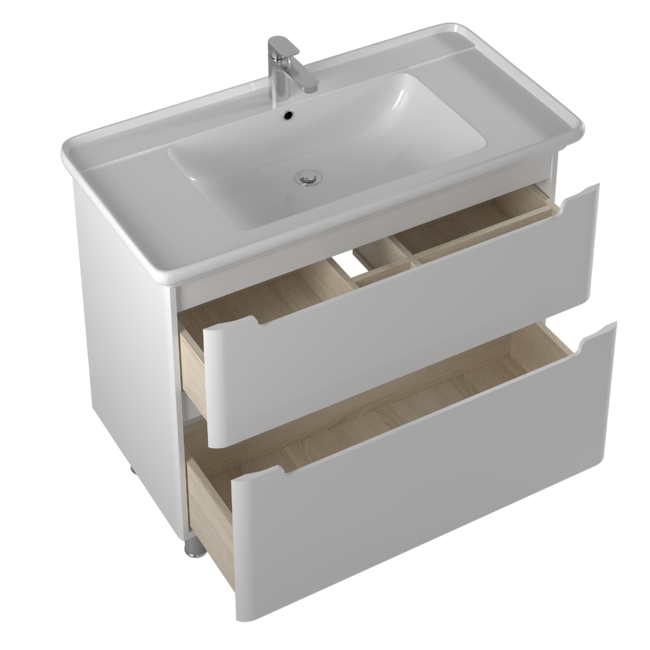 Приобрести briz тумба напольная albi 105 см, белая, т8-105