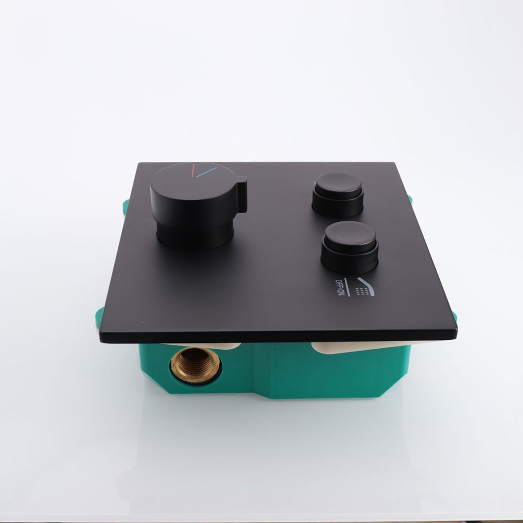 Приобрести vincea встраиваемый смеситель для душа, двухфункциональный, черный матовый vscv-421mb