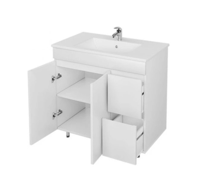 Приобрести mirsant тумба напольная next 80 см с раковиной premier-80 ут000021372