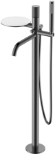 Boheme Смеситель для ванны Stick, напольный, оружейная сталь 129-GM.2