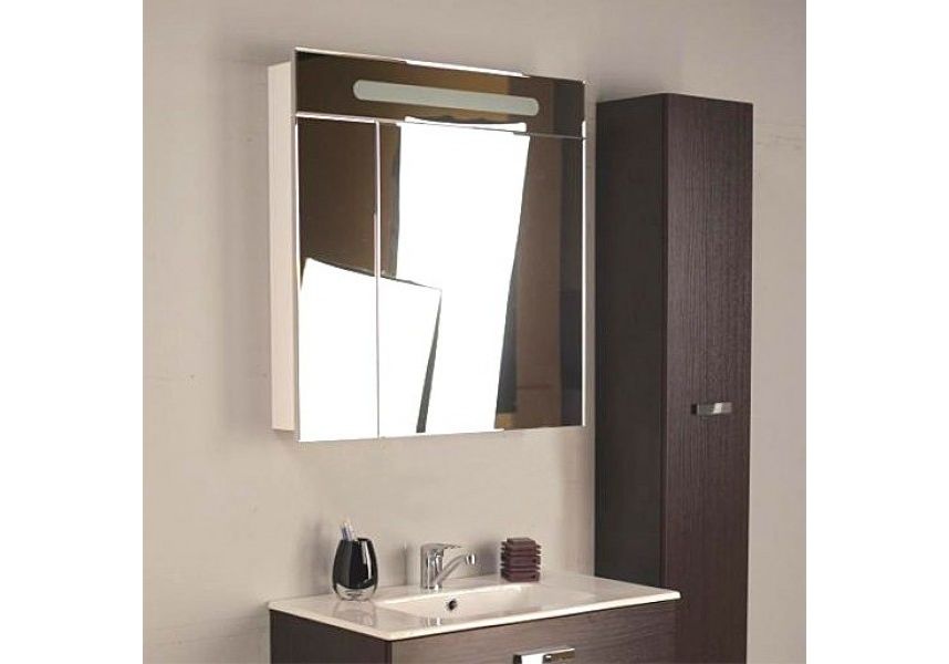 Приобрести зеркальный шкаф roca victoria nord 80 см, z.ru90.0.003.3