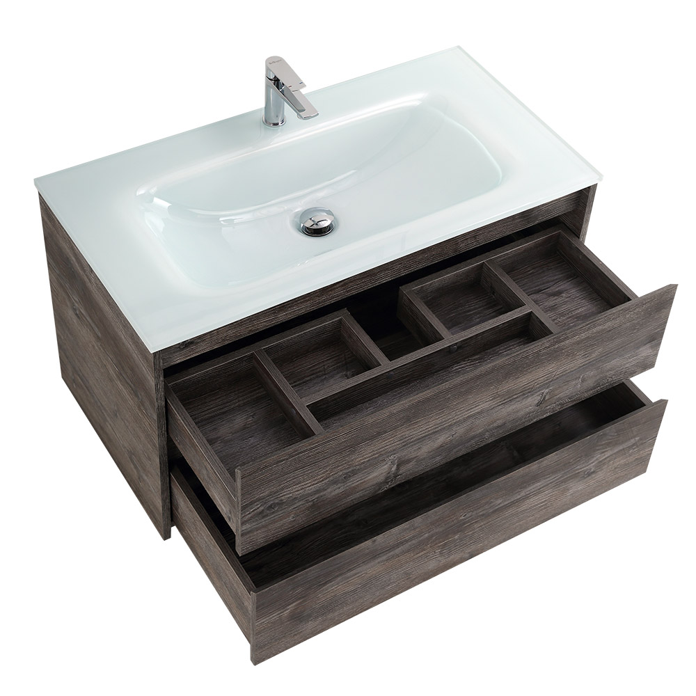 Приобрести belbagno тумба с раковиной kraft 100 см, подвесная pino pasadena, белая раковина