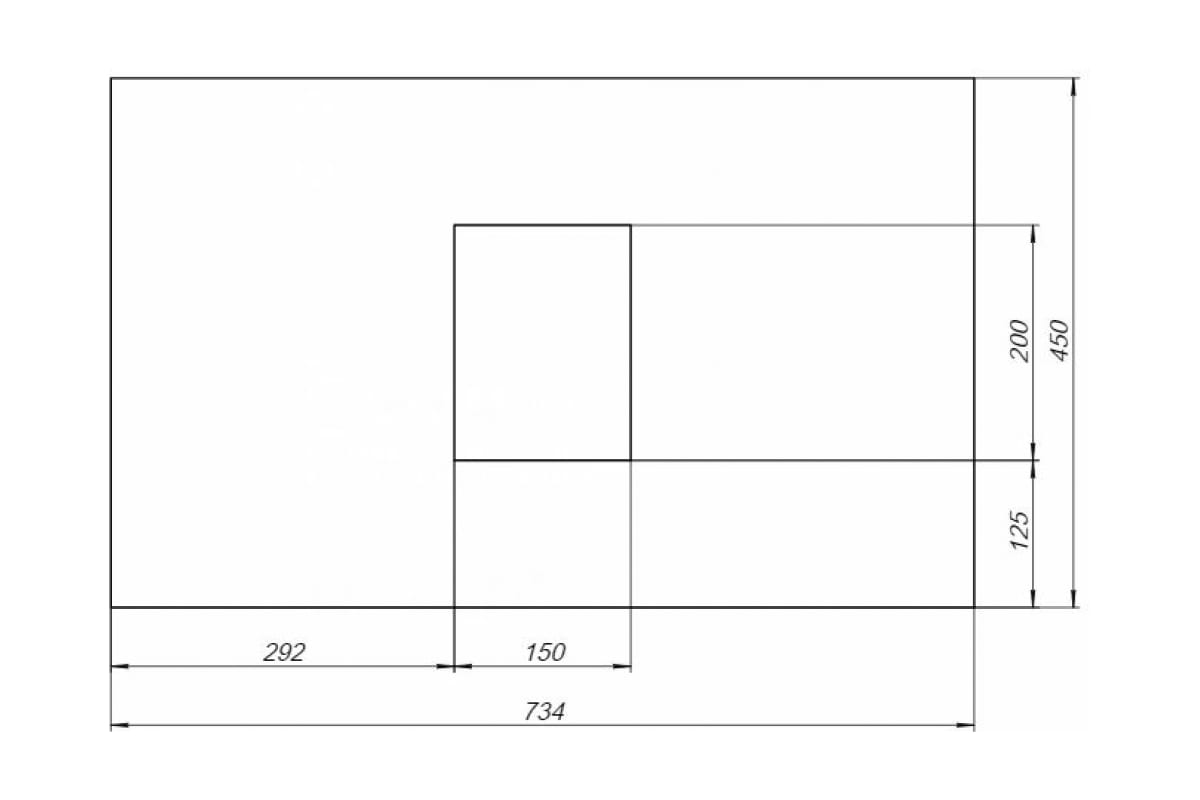 Приобрести aquanet столешница nova lite 75 см, серый