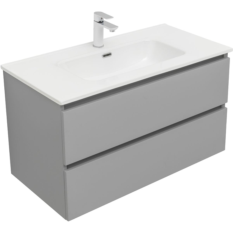 Приобрести aquanet тумба с раковиной вега 90 см, мисти грин