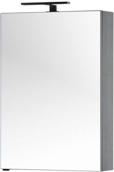 Приобрести aquanet зеркальный шкаф алвита 60 см, серый антрацит