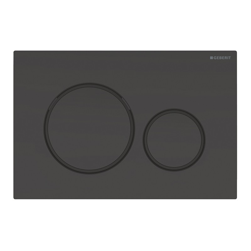 Приобрести смывная клавиша sigma 20, двойной смыв, черный матовый 115.882.dw.1