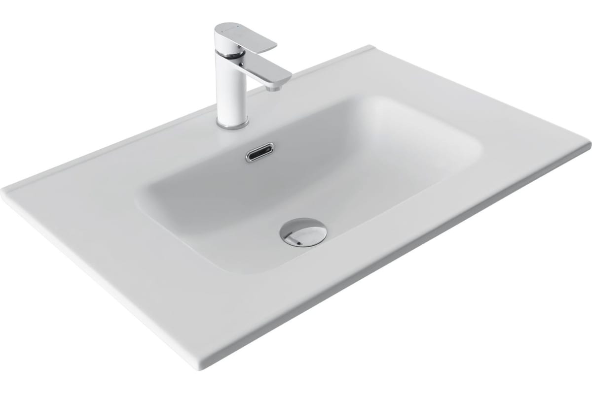 Приобрести aquanet раковина flat 70х46 см, белая матовая