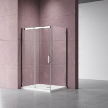 Vincea Душевое ограждение Dice 80х140 см, прозрачное, хром VSR-4D8014CL