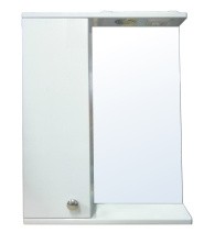 Loranto Зеркало-шкаф Моника 50х70 см, со светильником, левостороннее CS00046933