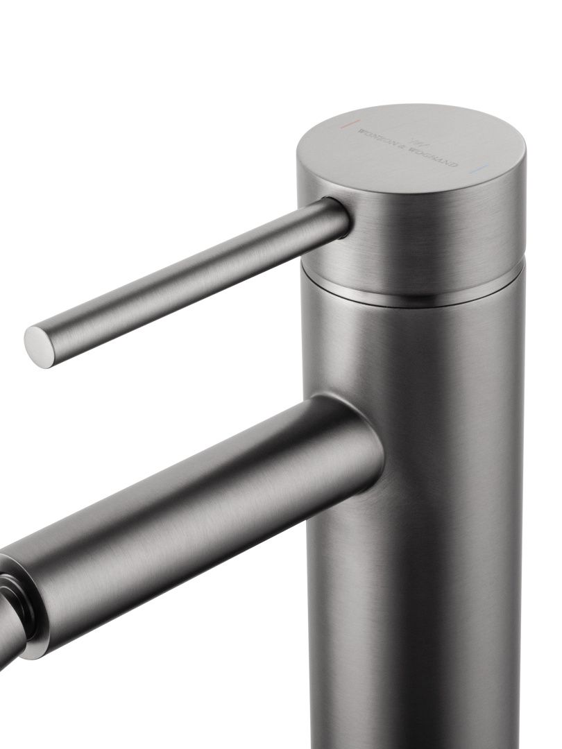 Приобрести смеситель для биде wonzon & woghand stick, темный графит (ww-88339017-bgm)