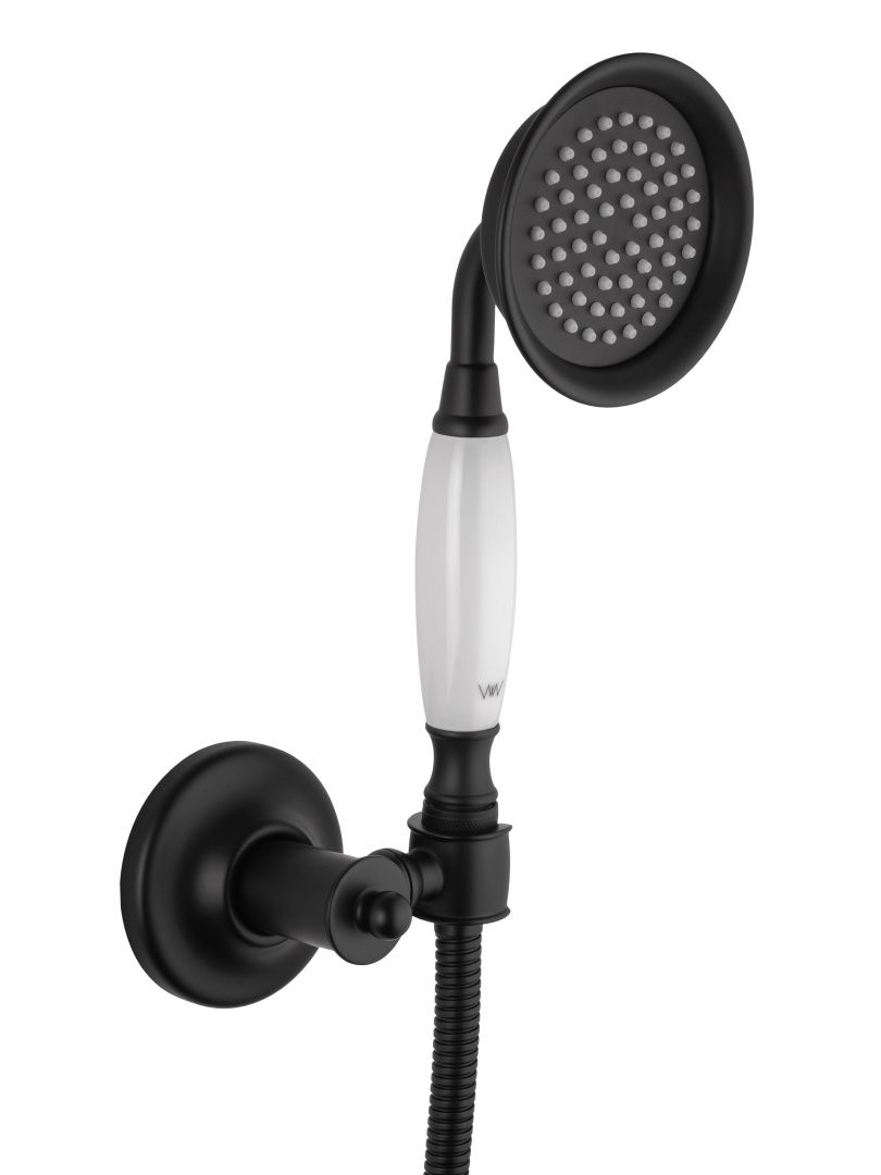 Приобрести смеситель для ванны с душем wonzon & woghand steam, черный матовый (ww-88639008-mb)
