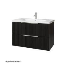 Caprigo Тумба с раковиной RAIN 90 см, графит, эмаль