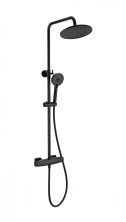 Душевая система с термостатом WONZON & WOGHAND NEO, Черный матовый (WW-B3035-A-MB)