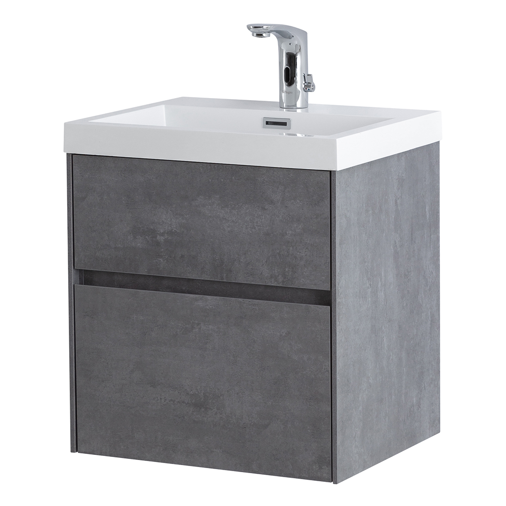 Приобрести belbagno тумба с раковиной pietra mini 50 см, подвесная 50as stucco cemento, белая раковина